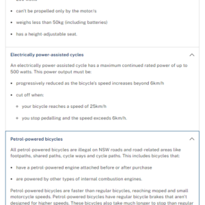 Are Electric Bikes Legal in NSW?